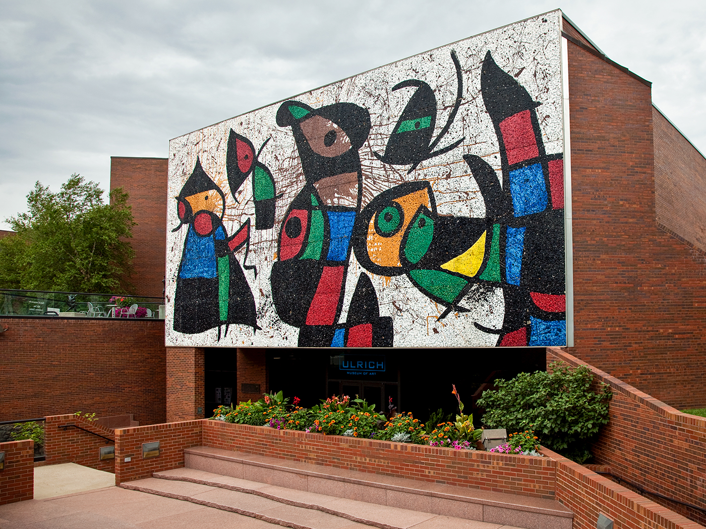 Entrance to the Ulrich Museum of Art.