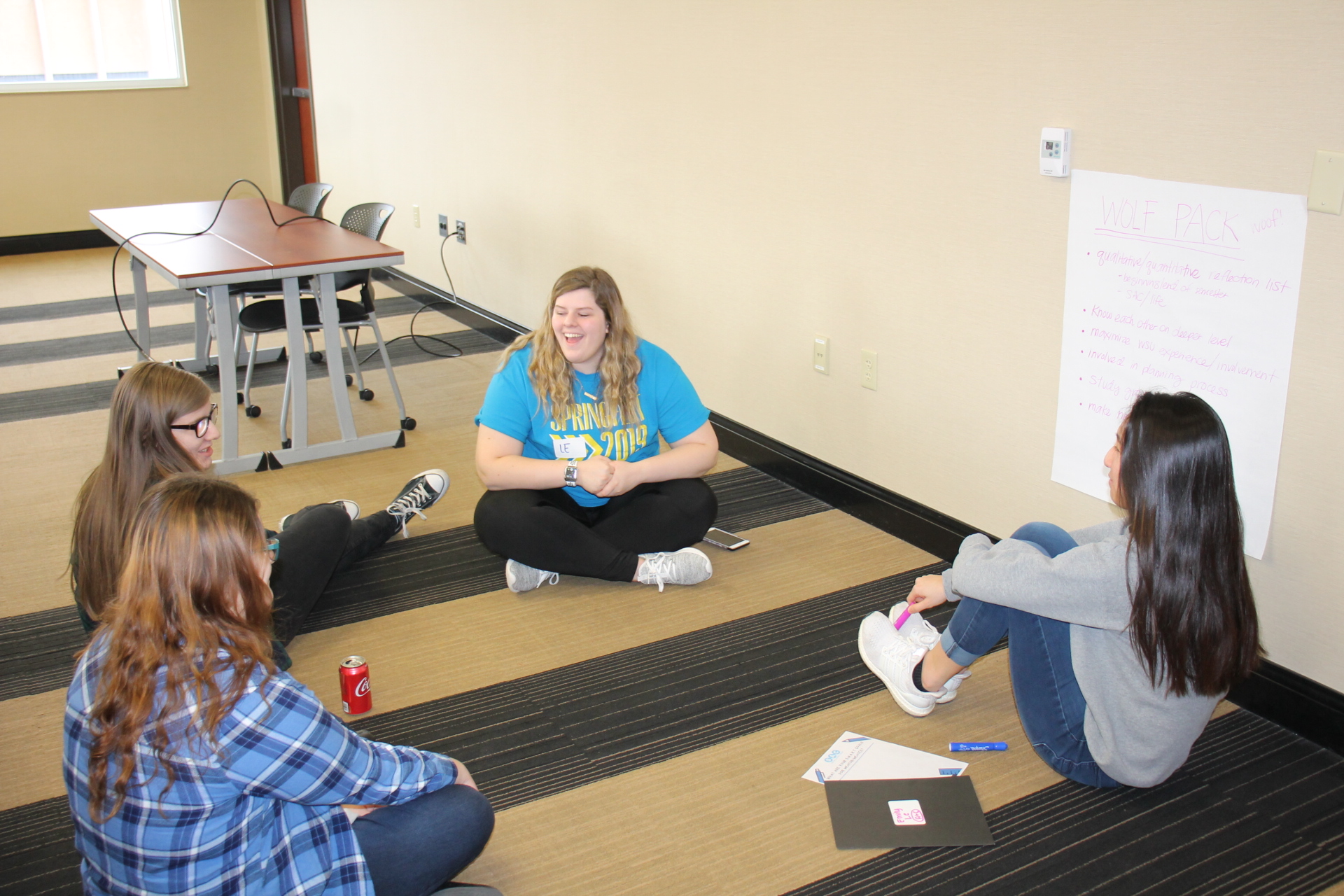 Students at Member Retreat