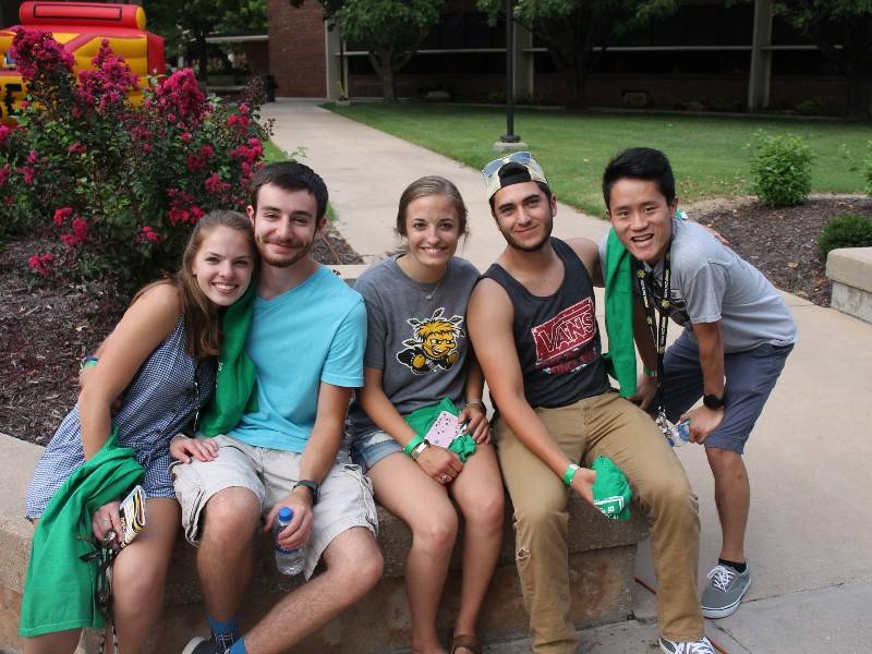 Students attend the annual Back to School Bash