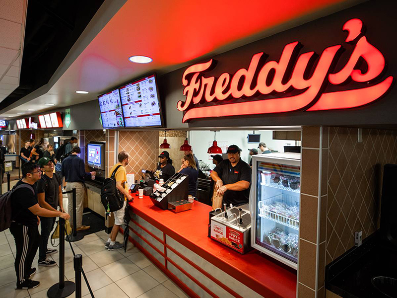 Freddy's Frozen Custard and Steakburgers in the Rhatigan Student Center