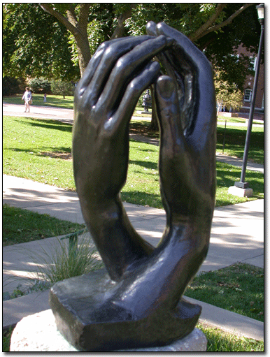La Cathedrale Sculpture - Rodin