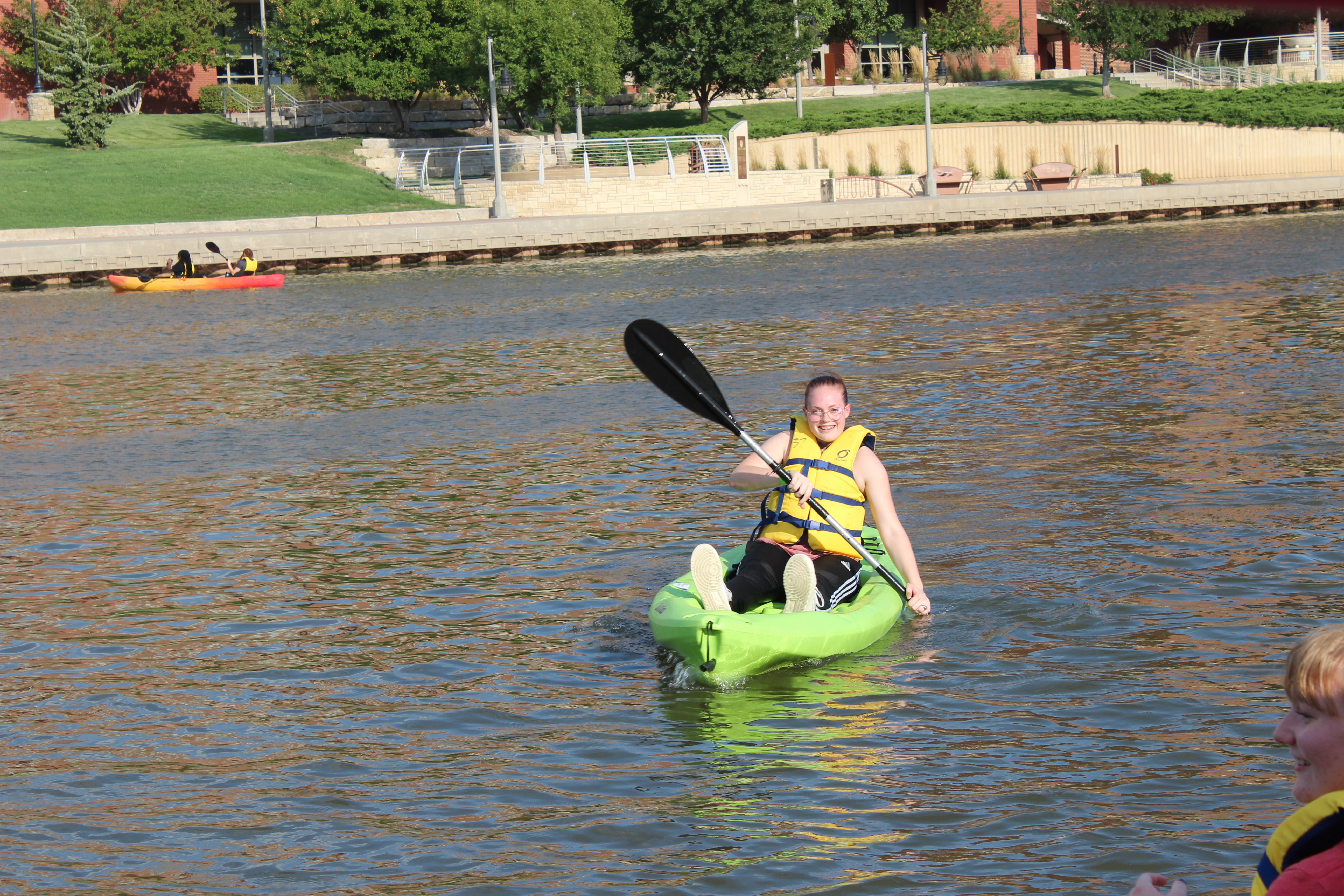 Student Kayaking