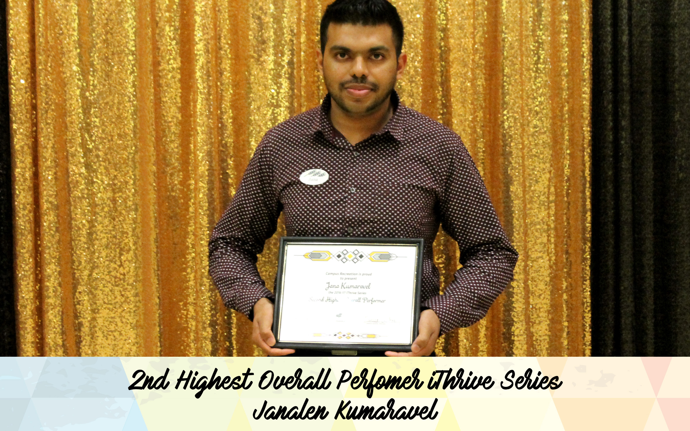 2nd Highest Overall Performer iThrive Series Janalen Kumaravel