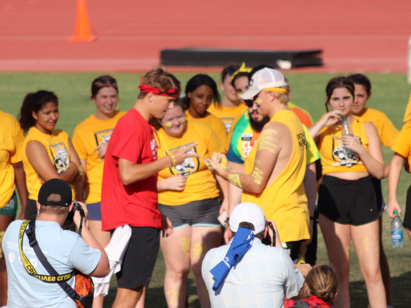 Clash of the Colleges game of Rock, Paper, Scissors