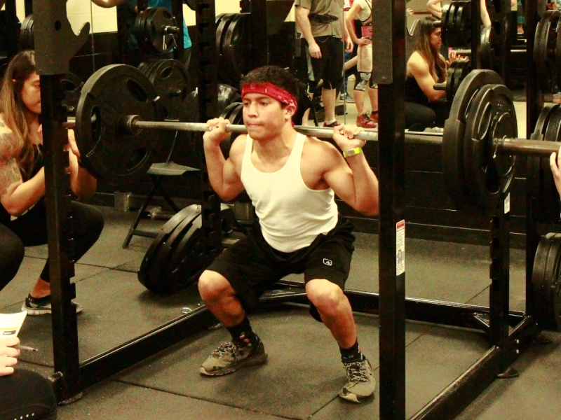 student participating in Wu Lifts