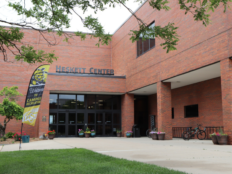 Heskett Center main entrance