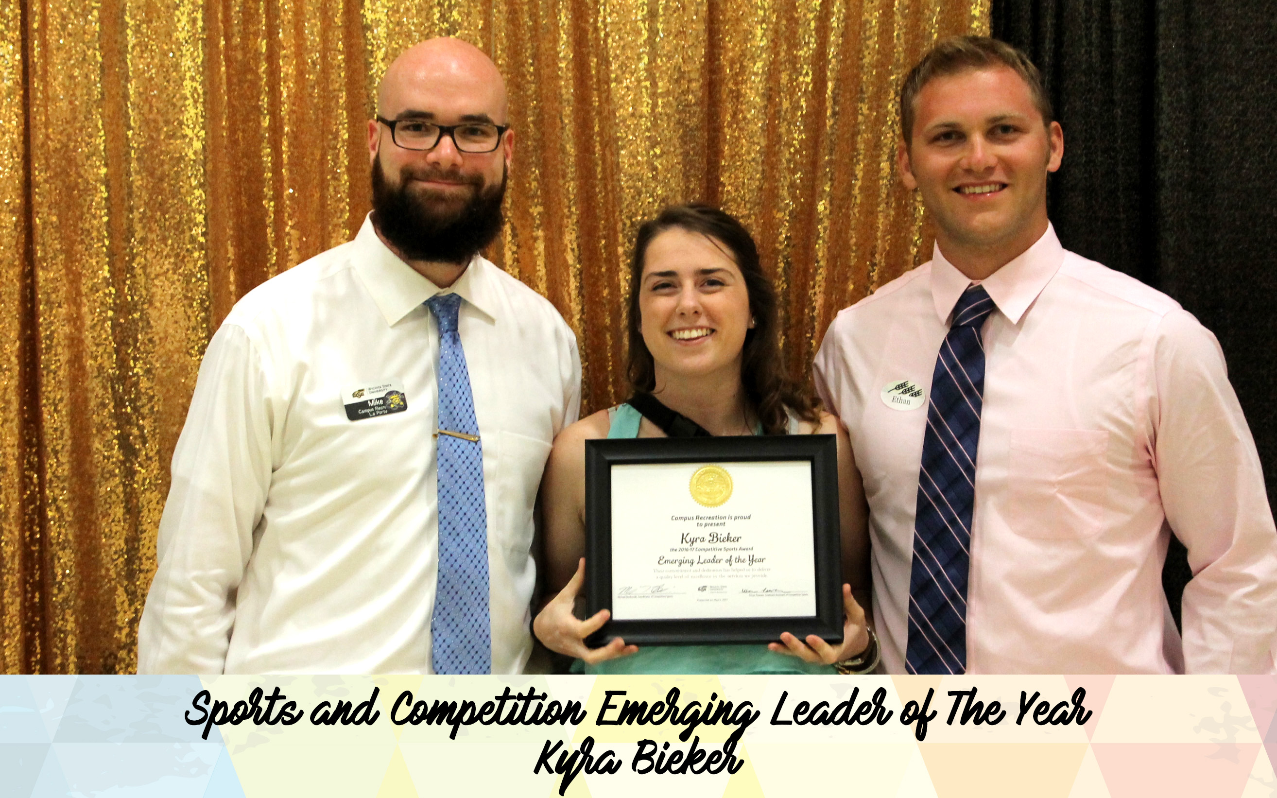 Sports and Competition Emerging Leader of the Year Kyla Bieker