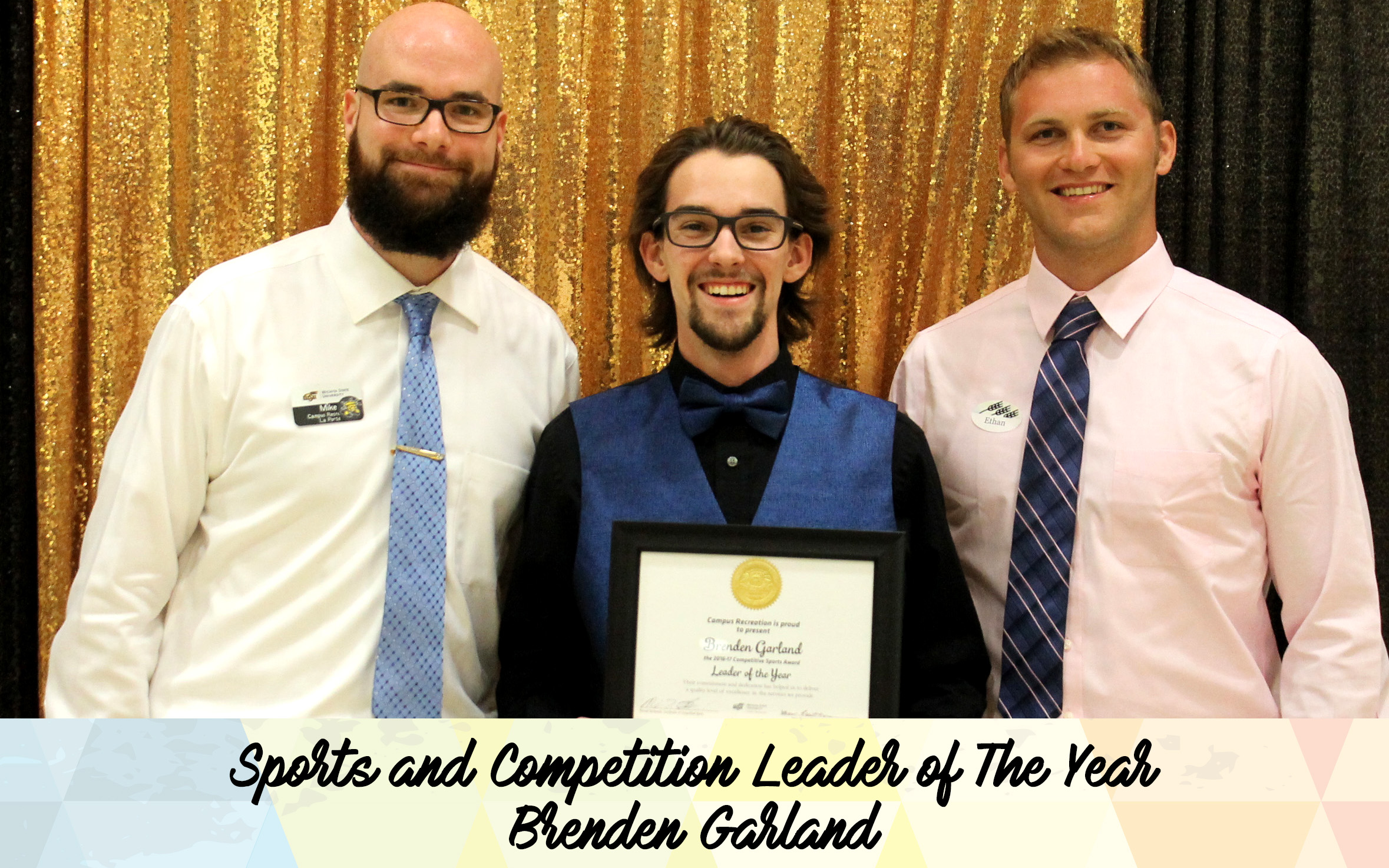 Sports and Competition Leader of the Year Brenden Garland