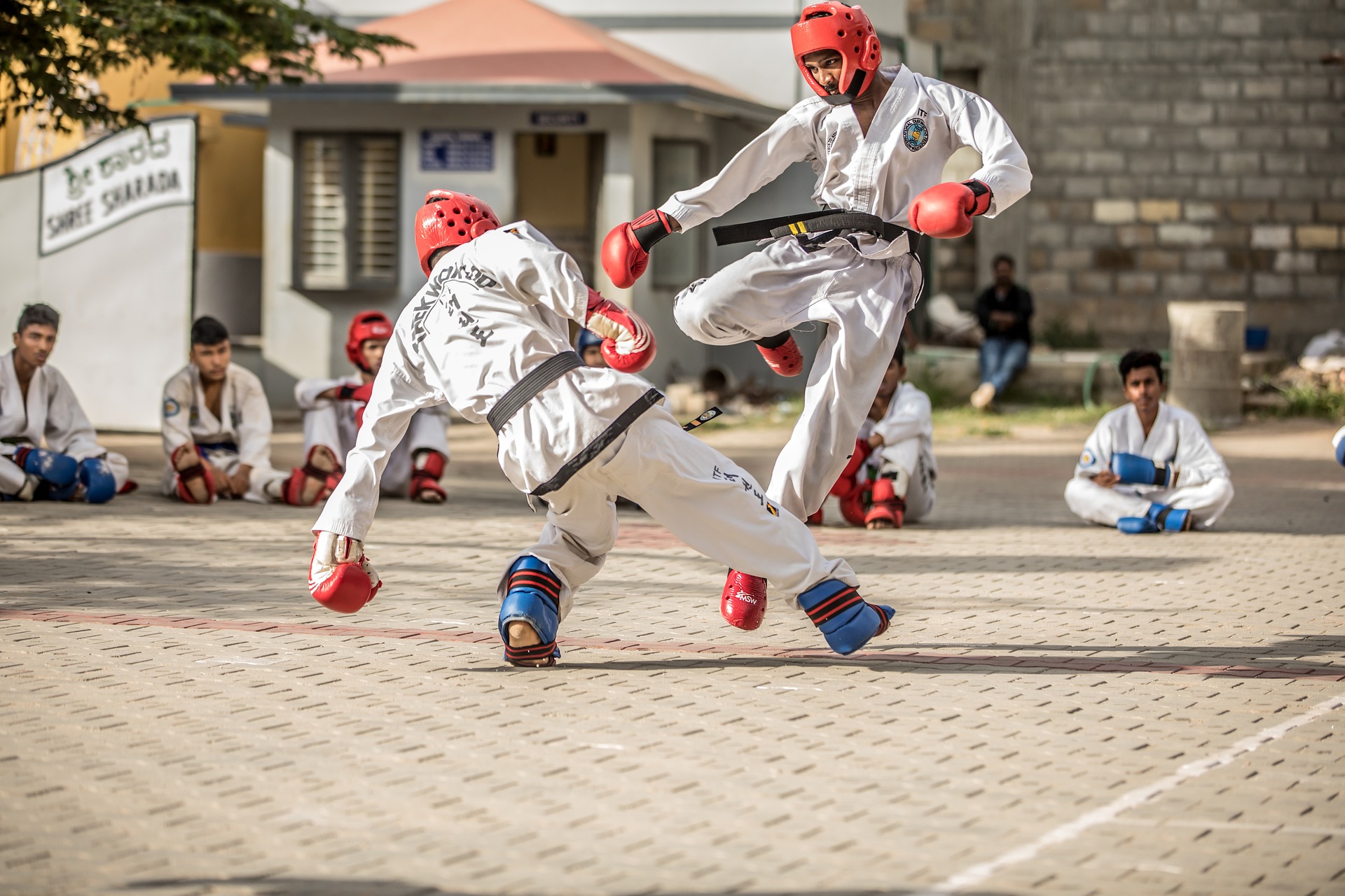 Taekwondo match