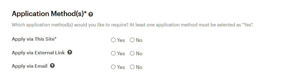 Application Methods