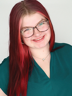 Professional headshot example of Calleigh.