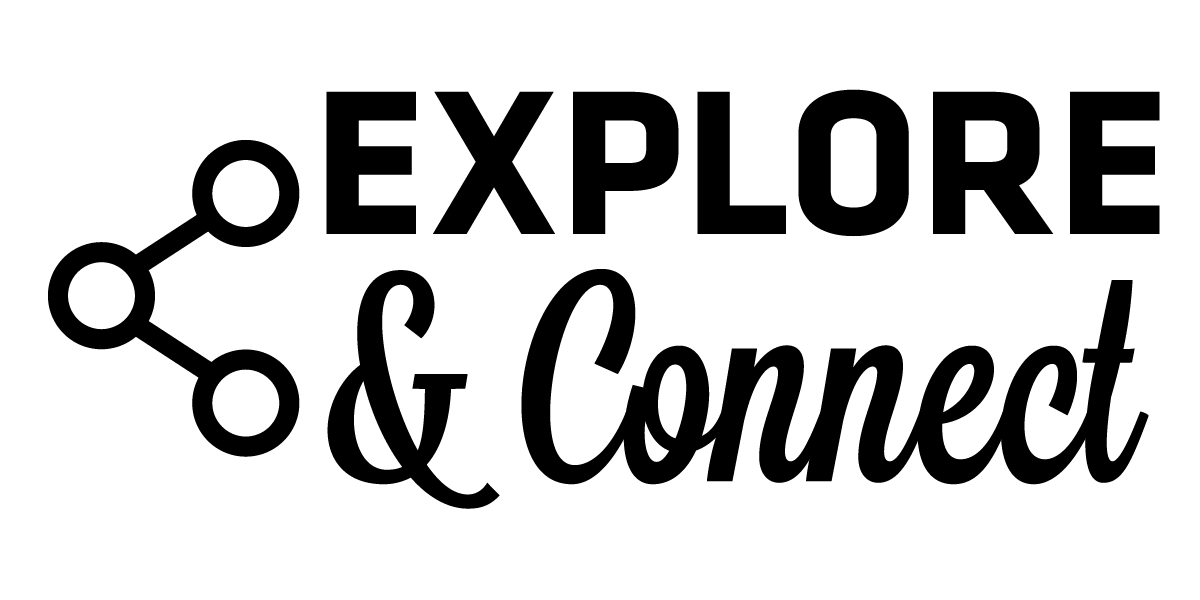 Image saying "explore & connect"