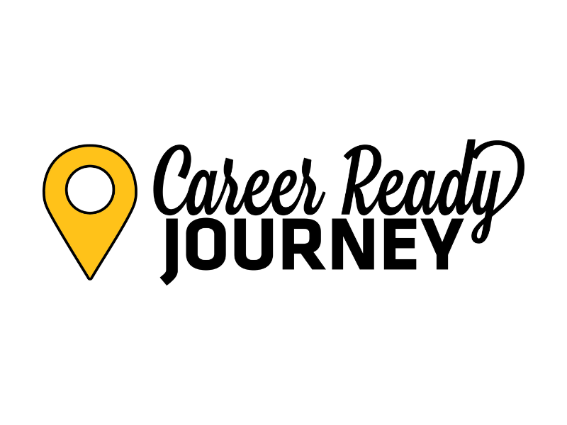 Career Ready Journey logo with yellow location pin icon