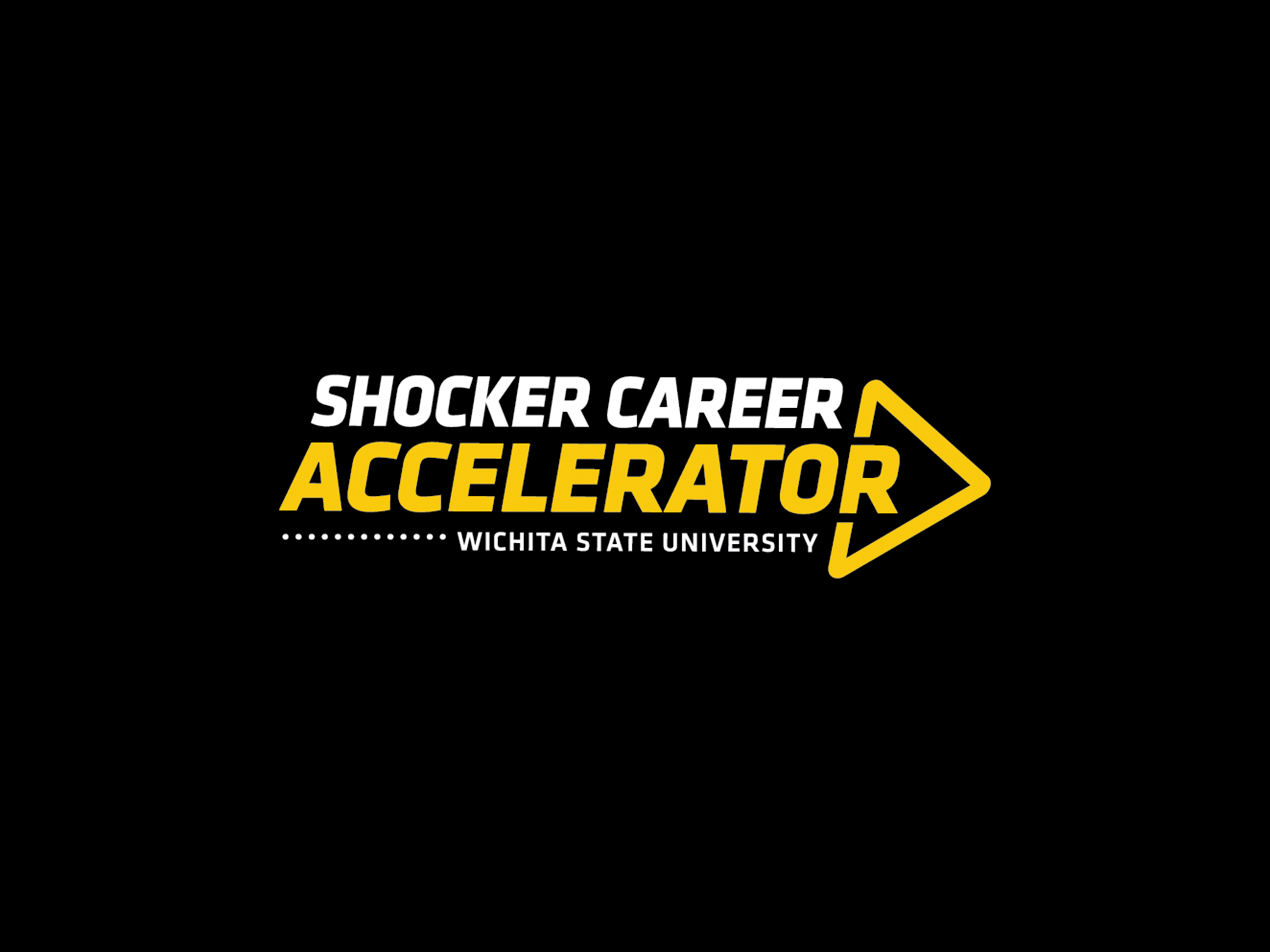 Hero image of the Shocker Career Accelerator logo.