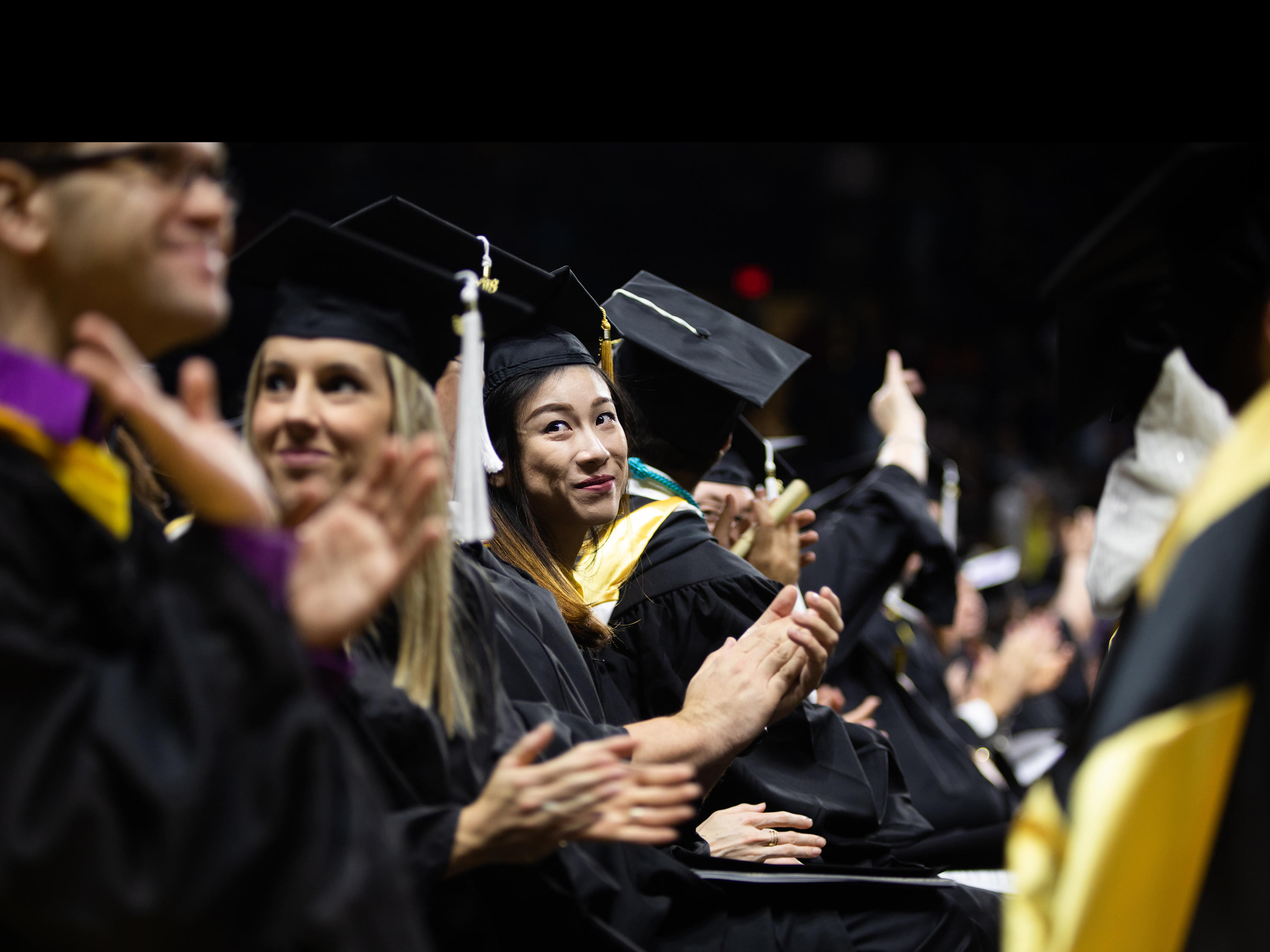 Image of students at graduation