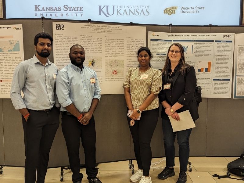 Mohan Sai Dandu and classmates