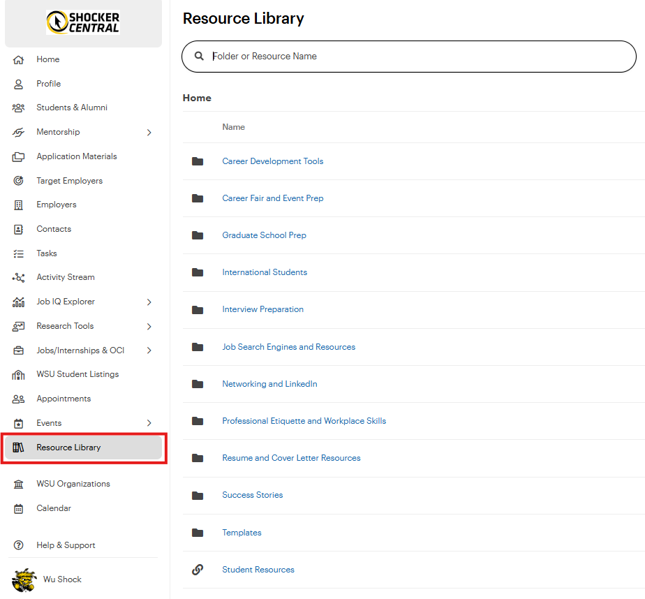 Resource Library Resource Library