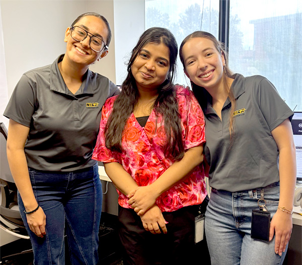 Nidhi Shenoy With Coworkers