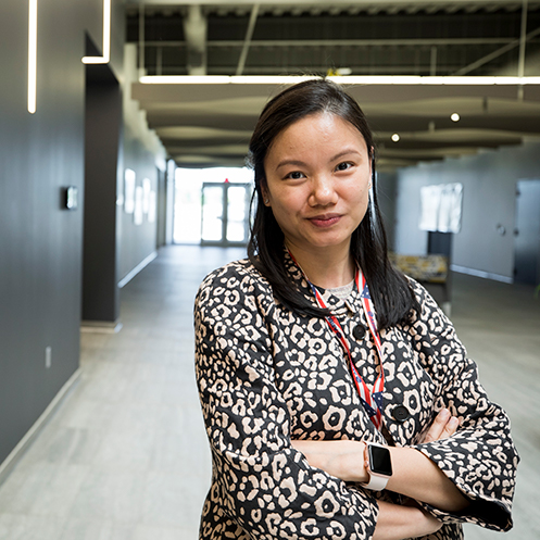 Image of students smiling at the camera