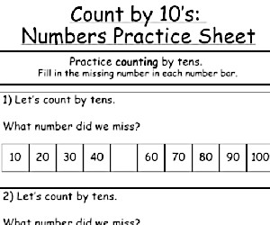 Kindergartern mathe worksheet thumbnail.