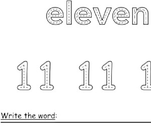 Kindergarten Number Workbook thumbnail.