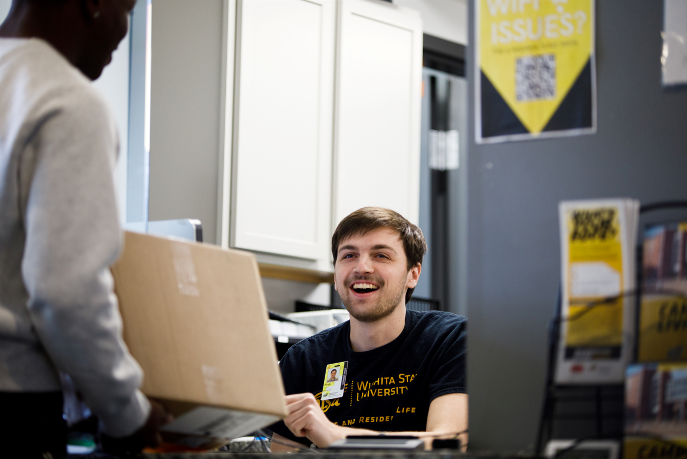 Student at desk