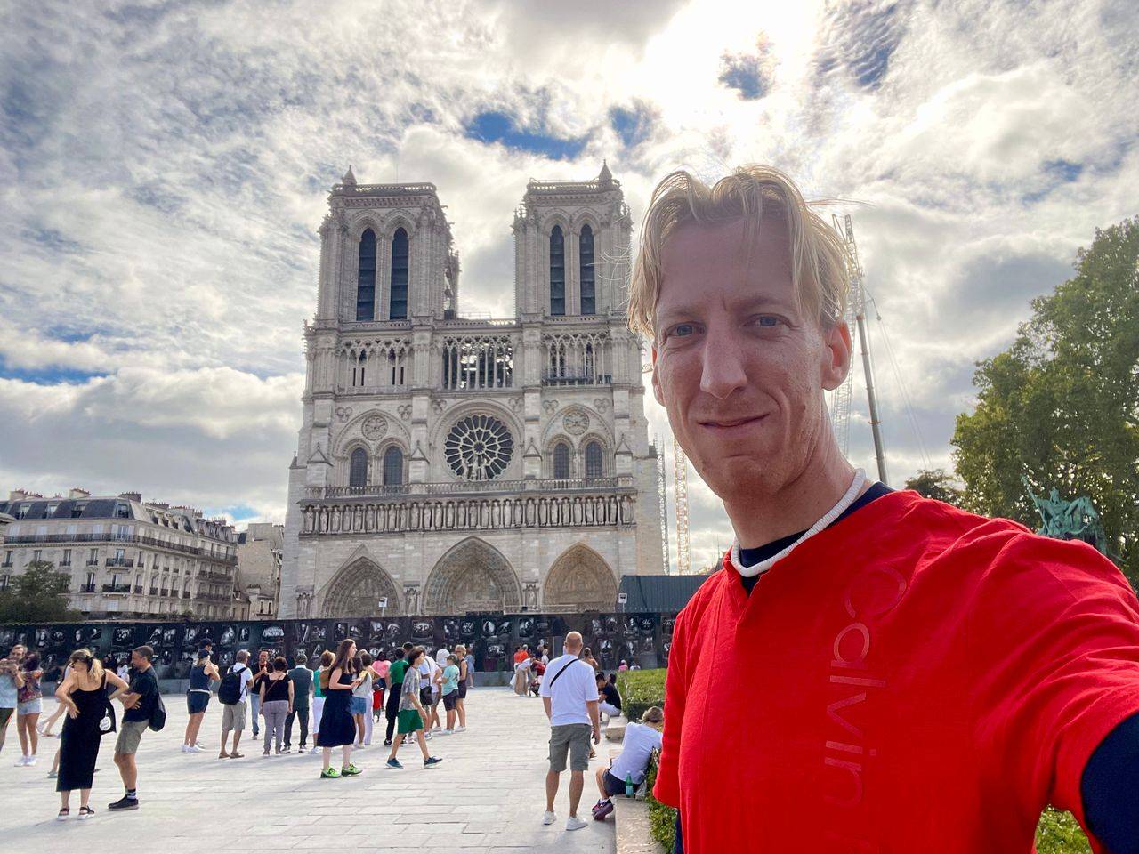 Guy at Notre Dame De Paris