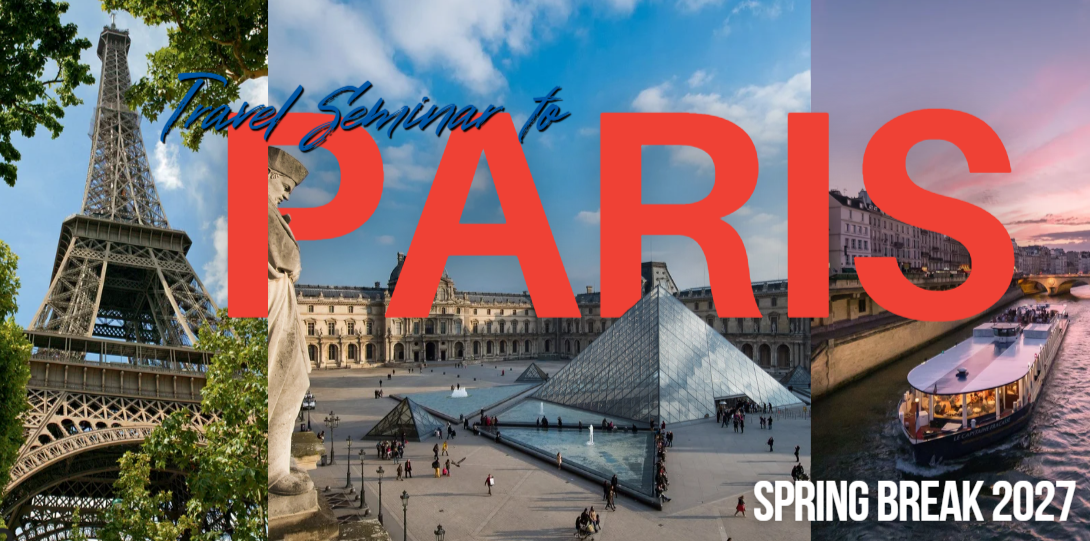 2027 Travel Seminar to Paris Banner