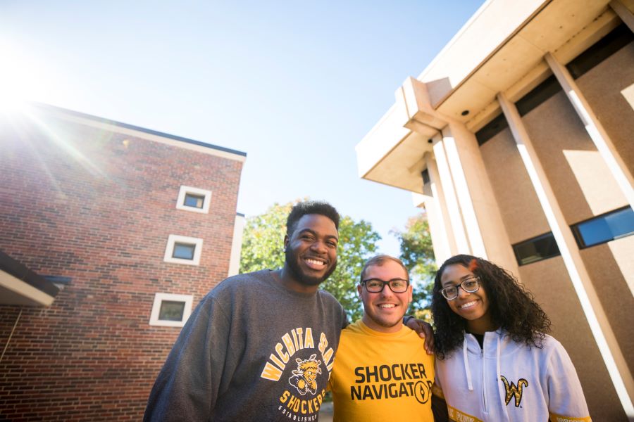students smiling