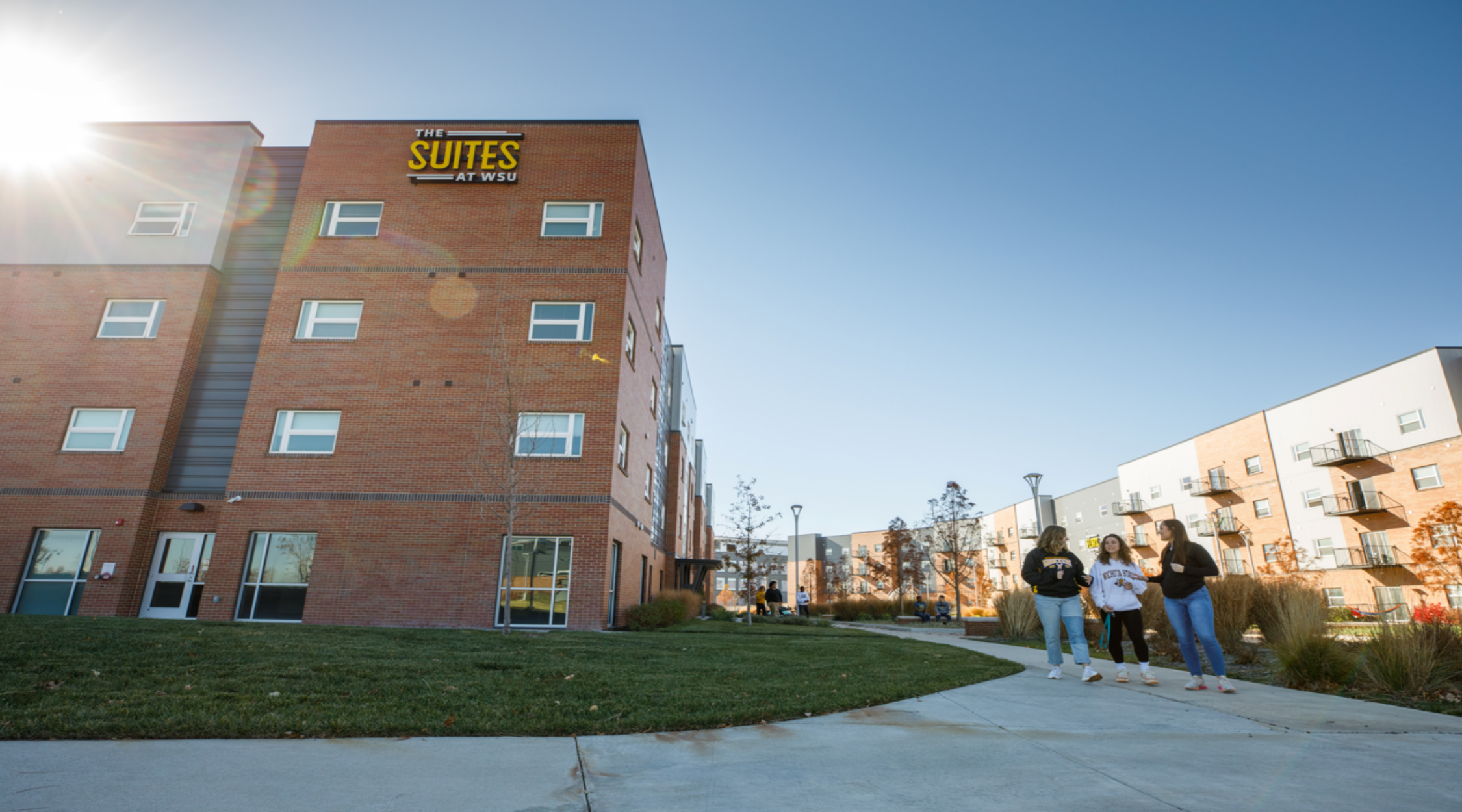 suites girls walking