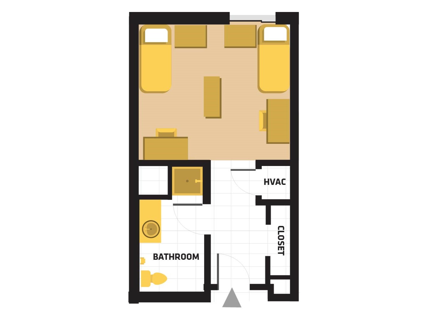 1 bedroom 1 bath suite
