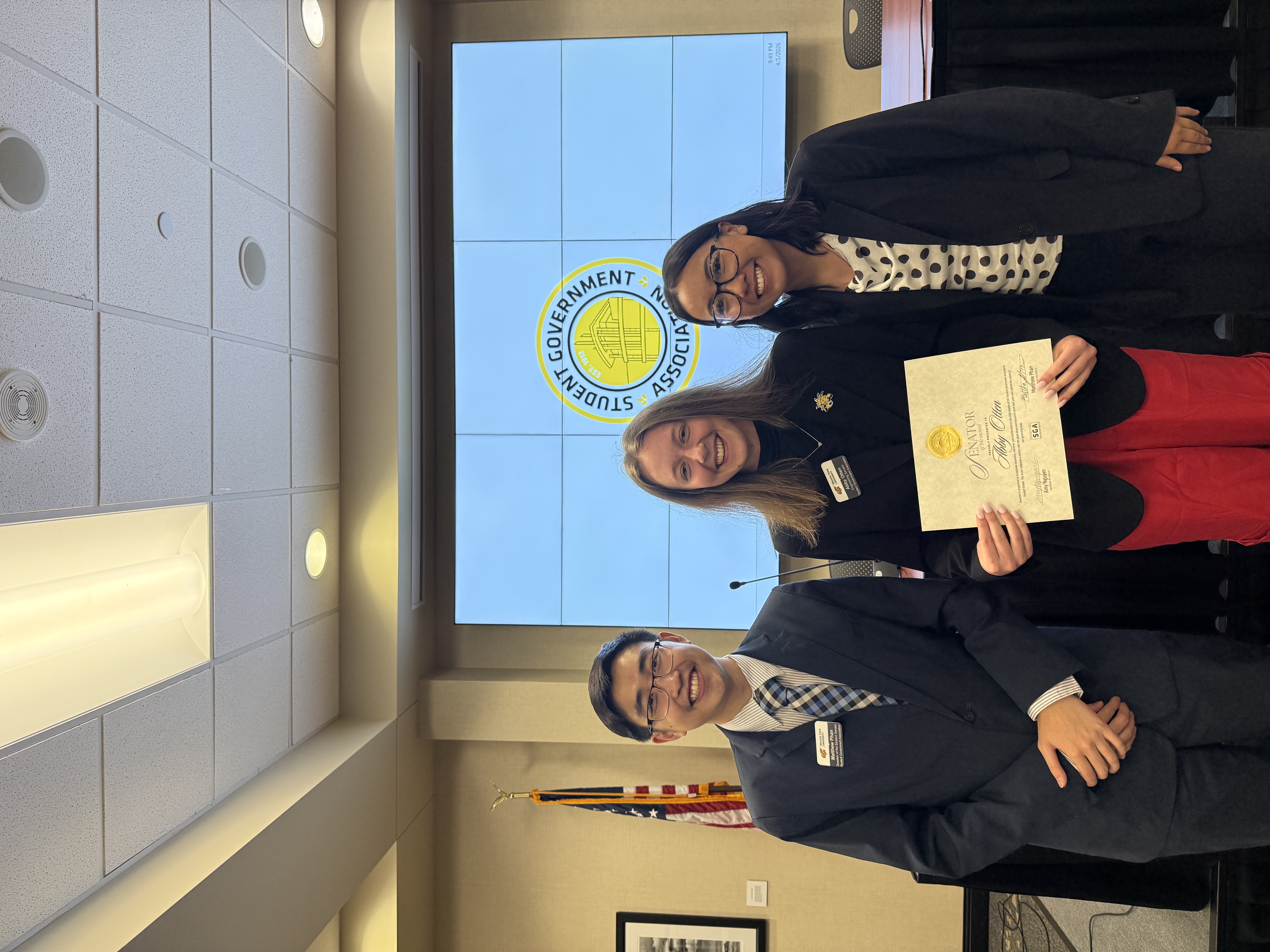 Senator Abby Otten Senator of the Month