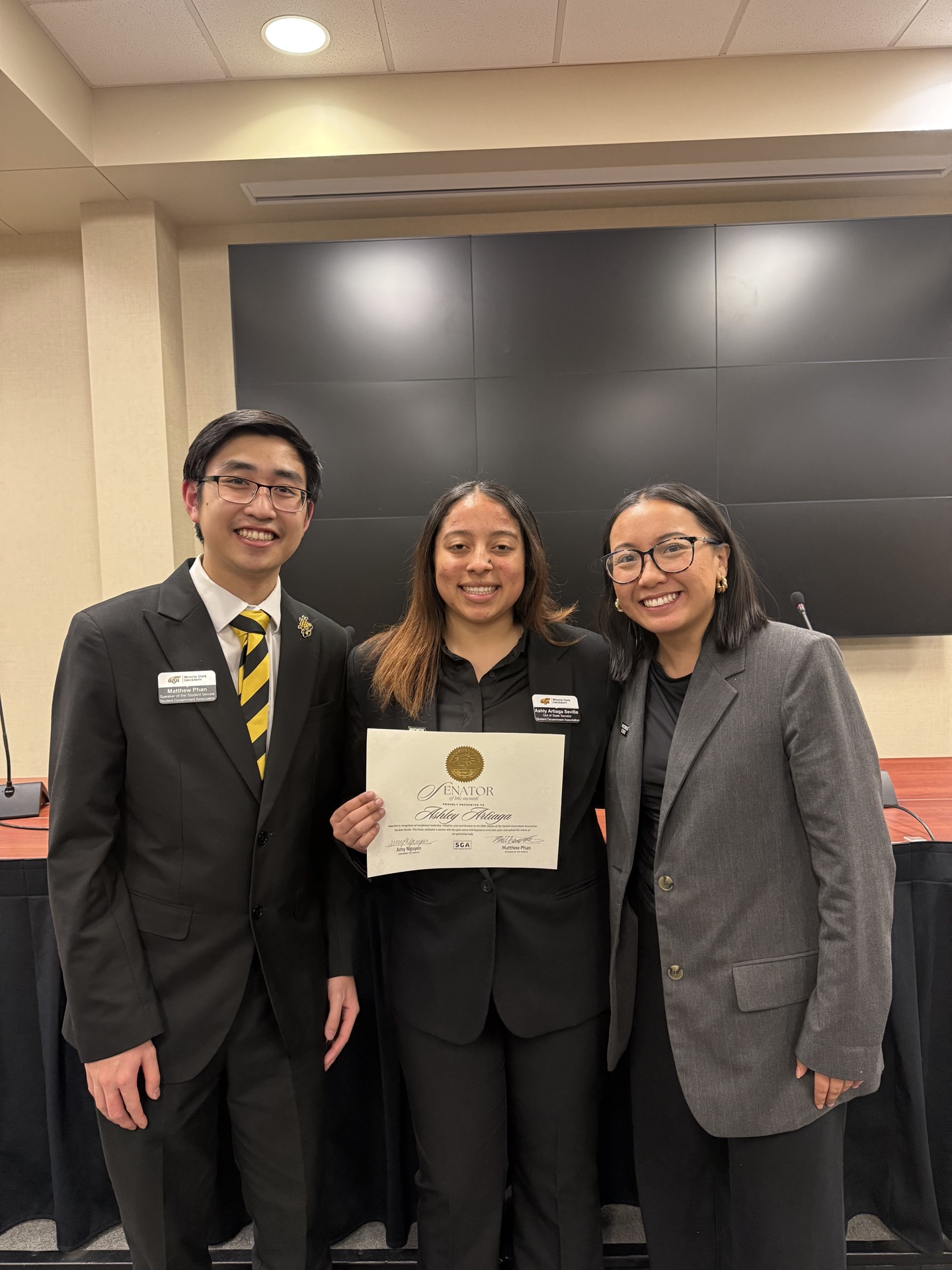 Senator Artiage Senator of the Month