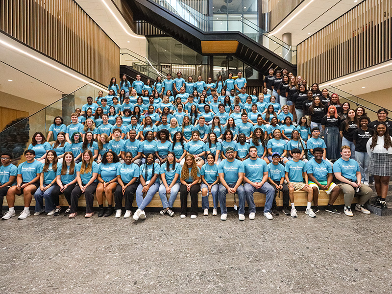 Group photo of P2S participants in Woolsey Hall